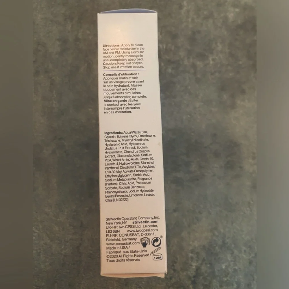 BRAND NEW IN BOX StriVectin-HA Hydrating Face Serum With Hyaluronic Acid 1 fl oz - Picture 3 of 3